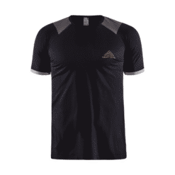 CRAFT PRO Trail Fuseknit Short Sleeve Mens Tee is a thin t-shirt for intense trail running in hot conditions.
