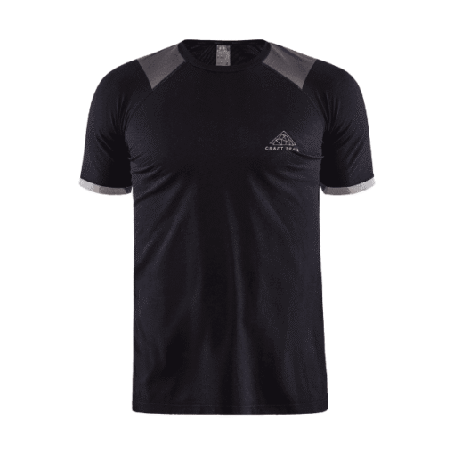 CRAFT PRO Trail Fuseknit Short Sleeve Mens Tee is a thin t-shirt for intense trail running in hot conditions.