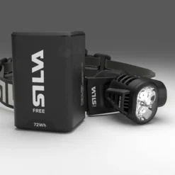 Silva Free 3000 L headlamp with battery close up