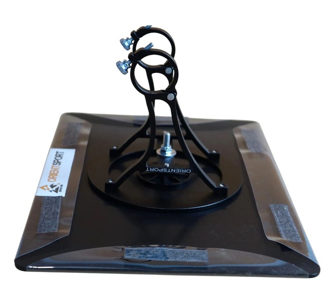 Back view of Orientsport Elite OS1 map holder showing A4 tray layout