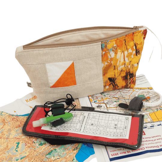 handmade Journey Zip Bag – Stylish Organizer for Essentials