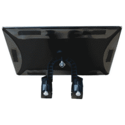 Back view of O’Map VTT map holder showing rotating mechanism and clamp structure.