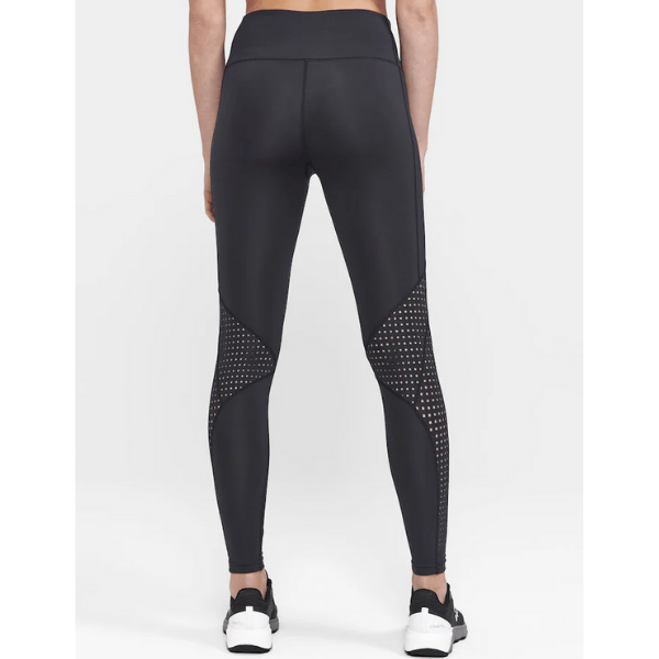 Craft Advanced and smooth training tights with high waist for optimal comfort during intense workouts. Black at the back