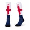 NONAME-Digital-Printed-Orienteering-Socks-England England flag knee high compression sports socks for running, hiking, trail running and outdoor activities
