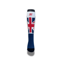 NONAME digital printed knee high orienteering socks performance running design - United Kingdom flag