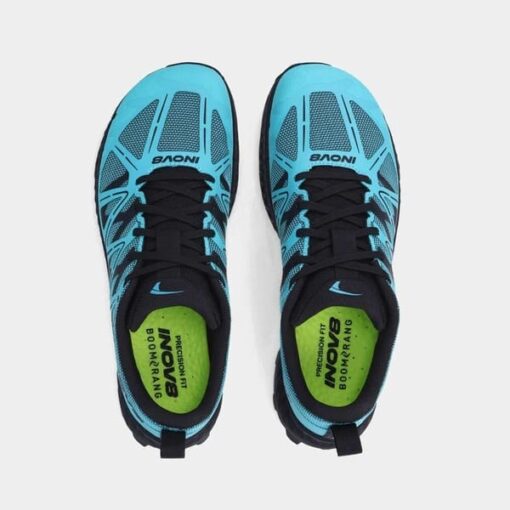 inov8-mudtalonv2-w-tealblack-top-view INOV8 Mudtalon V2 Women’s trail running shoes top view in teal/black colour