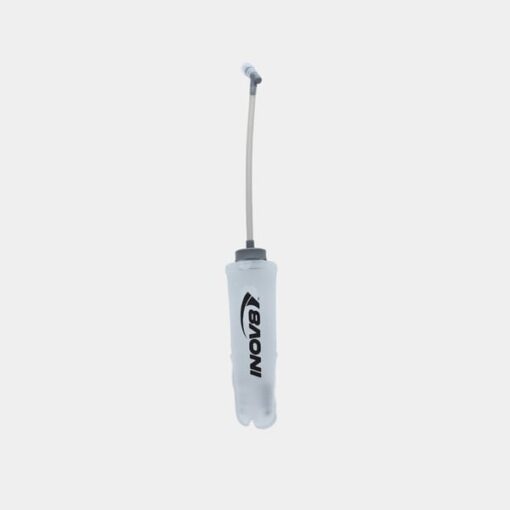 Lightweight INOV8 soft flask with 500ml capacity and 10” drinking tube
