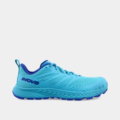 inov8-trailflyspeedv2-w-teal-side INOV8 TrailFly Speed V2 Women’s trail running shoe for hard and rocky ground in teal side view