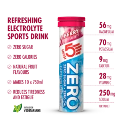 10x refreshing sugar free hydration tablets (Berry flavour)