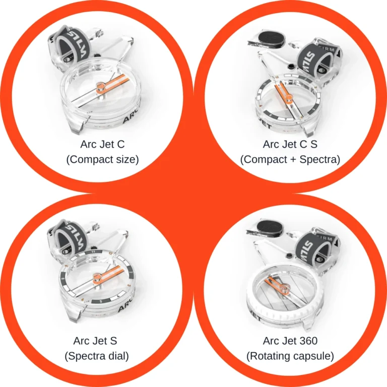 Silva Arc Jet Compass Explained – What S, C and 360 Mean