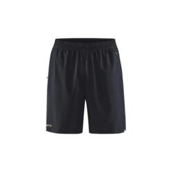 craft-pro-charge-tech-shorts-men-black-front Craft PRO Charge Tech Shorts Men's Black Front View – Lightweight Stretch Training Shorts
