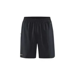 craft-pro-charge-tech-shorts-men-black-front Craft PRO Charge Tech Shorts Men's Black Front View – Lightweight Stretch Training Shorts