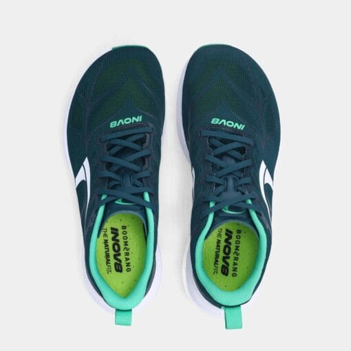 Top view of Inov8 RoadFly Zero running shoes showing breathable engineered mesh upper