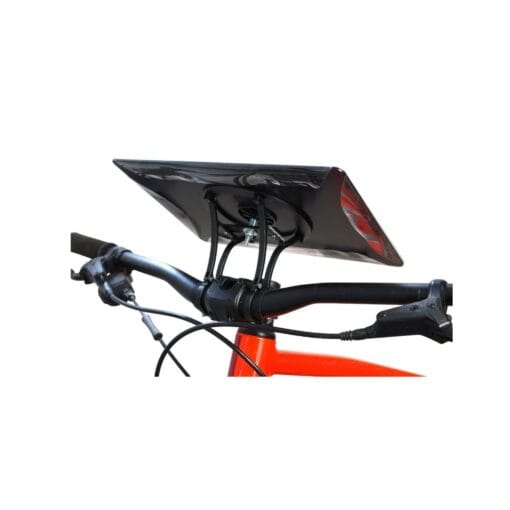 Orientsport Elite OS1 30×30cm MTB map holder mounted on bicycle handlebars