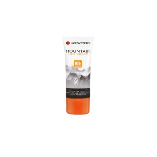 Lifesystems Mountain Sun Cream SPF 50+ 50ml sunscreen tube