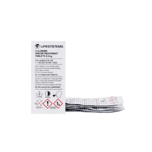 lifesystems-chlorine-tablets LIFESYSTEMS Chlorine Water Purification Tablets