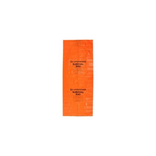 lifesystems-survival-bag Lifesystems Survival Bag emergency weatherproof shelter in high-visibility orange