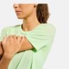 Odlo Essential Seamless Running T-Shirt showing seamless fabric and body-mapped ventilation