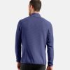 ODLO-Mens-Zeroweight-Warm-Running-Half-Zip-Mid-Layer-Skipper-Blue-back-model ODLO Men's Zeroweight Warm Running Half-Zip Mid Layer