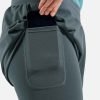 ODLO women's 2-in-1 running shorts inner phone pocket