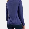ODLO-Womens-Zeroweight-Warm-Running-Half-Zip-Mid-Layer-skipper-blue-hem ODLO Women's Zeroweight Warm Running Half-Zip Mid Layer