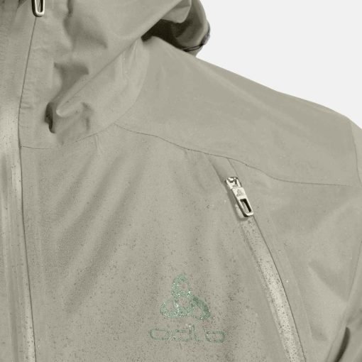 Odlo X-Alp Waterproof Pro Women's Running Jacket waterproof fabric detail