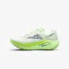 VJ-FZN-Aerofly VJ FZN Aerofly green and white trail running shoe side view